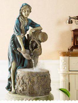 Thác nước cô gái trang trí DBA 005