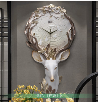 Đồng hồ hươu nghệ thuật cao cấp DH 015