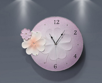 Đồng hồ treo tường hoa 4 lá may mắn DH 019
