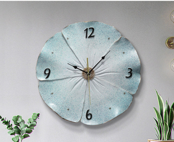 Đồng hồ treo tường decor hoa sen DH 021
