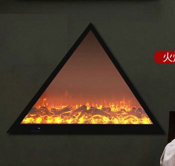 Lò sưởi 3D hình tam giác trang trí LS 012