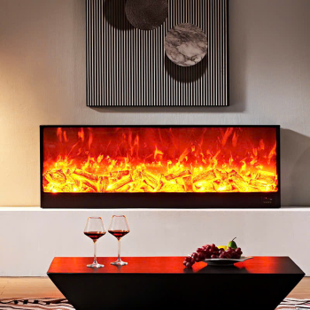 Lò Sưởi 3D Lửa Giả Trang Trí Nội Thất 150x50cm