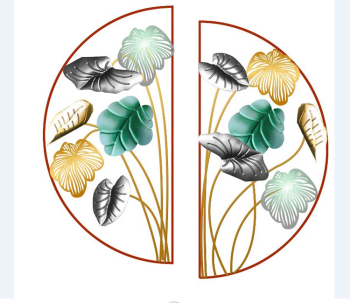 Tranh decor lá trang trí PD 244