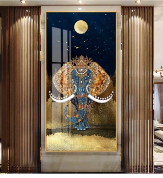 Tranh trang trí voi 5D treo tường TGA 010