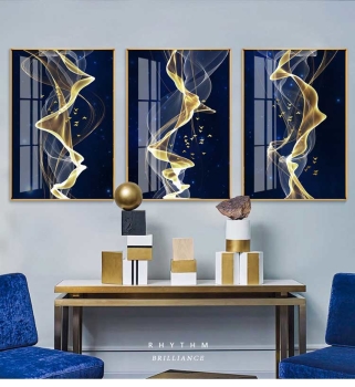 Tranh tráng gương trừu tượng 5D TGA 016