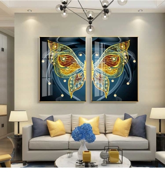 Bộ tranh bướm tráng gương TGA 018