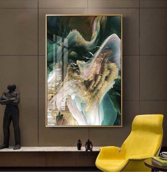 Tranh decor tráng gương cao cấp sang trọng TGA 026