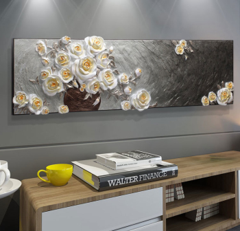 Tranh trang trí 3D Bình Hoa treo tường TTA 003