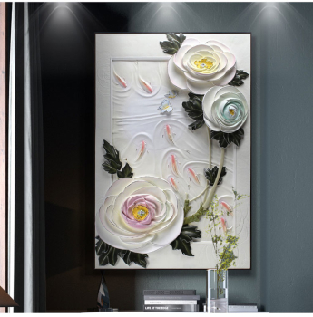 Tranh 3D Hoa treo tường nghệ thuật TTA 004